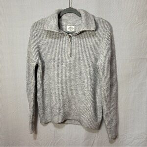 St. John's Bay Light Gray Women's Turtleneck Sweater